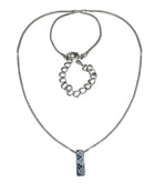 Necklace Chain and Pendant  Rhodium Snake Design Chain with Extension