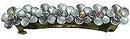 Mid Size Bella Flower Barrettes with AB Crystals French Clasp GL86400-6