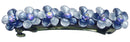 Mid Size Bella Flower Barrettes with AB Crystals French Clasp GL86400-6