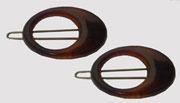 Pair of Oval Barrettes KA86250-4