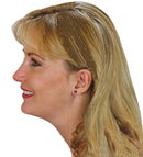 Bella Stud Earrings Solitaire Cubic Zirconia 6mm diameter NF89400-1