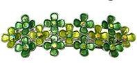 Bmid500-8 Barrette in Design of Diamond Square NF86500-8