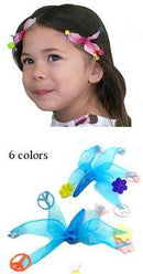 Ribbon Hair Clip with Pin Wheels OD86100-1