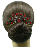 Bella Large Barrette Hair Clip Design of a Peacock for Thick Hair OD86800-5899
