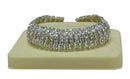 Bracelet5945 Bella Crystal Band Bracelet with 300 Crystal White Crystals AD83015-5945