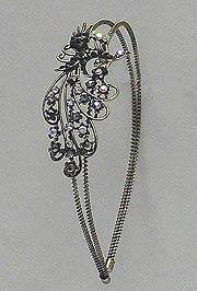 Golden Phoenix Crystal Headband U86121-0166