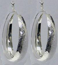 Special -  Hoop Earrings, wide band, OD89150-12701