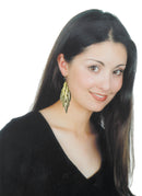 Set of 6 Pairs Bella Chandelier Dangle Earrings 2 Pairs ea Gold Tone Silver Nick in Set of 6pair