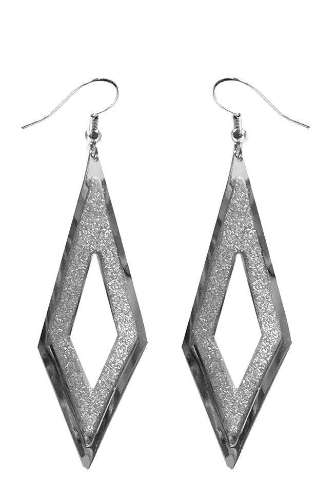 Dangle Earrings Gold or Silver Trim U89175-4765clr