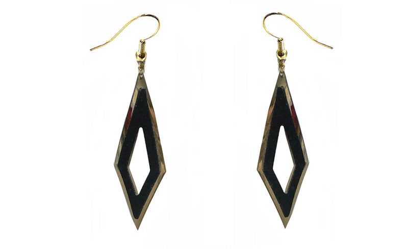 Dangle Earrings Gold or Silver Trim U89175-4765clr