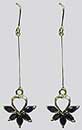 SPECIAL Dangle Earrrings Zircon Stones, gold tone - YX89750-2