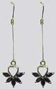 SPECIAL Dangle Earrrings Zircon Stones, gold tone - YX89750-2