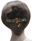 Combo Set of 2 2 Gorgeous Barrettes in 2 Unique Styles for Thick Hair 0052/010-3-2