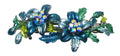 Flower Crystal Barrette Festive Colors YY86800-11