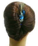 Bella Set of 4 Flower Alligator Clips Beakclips Duckbill Hairclips YY86155-1-4