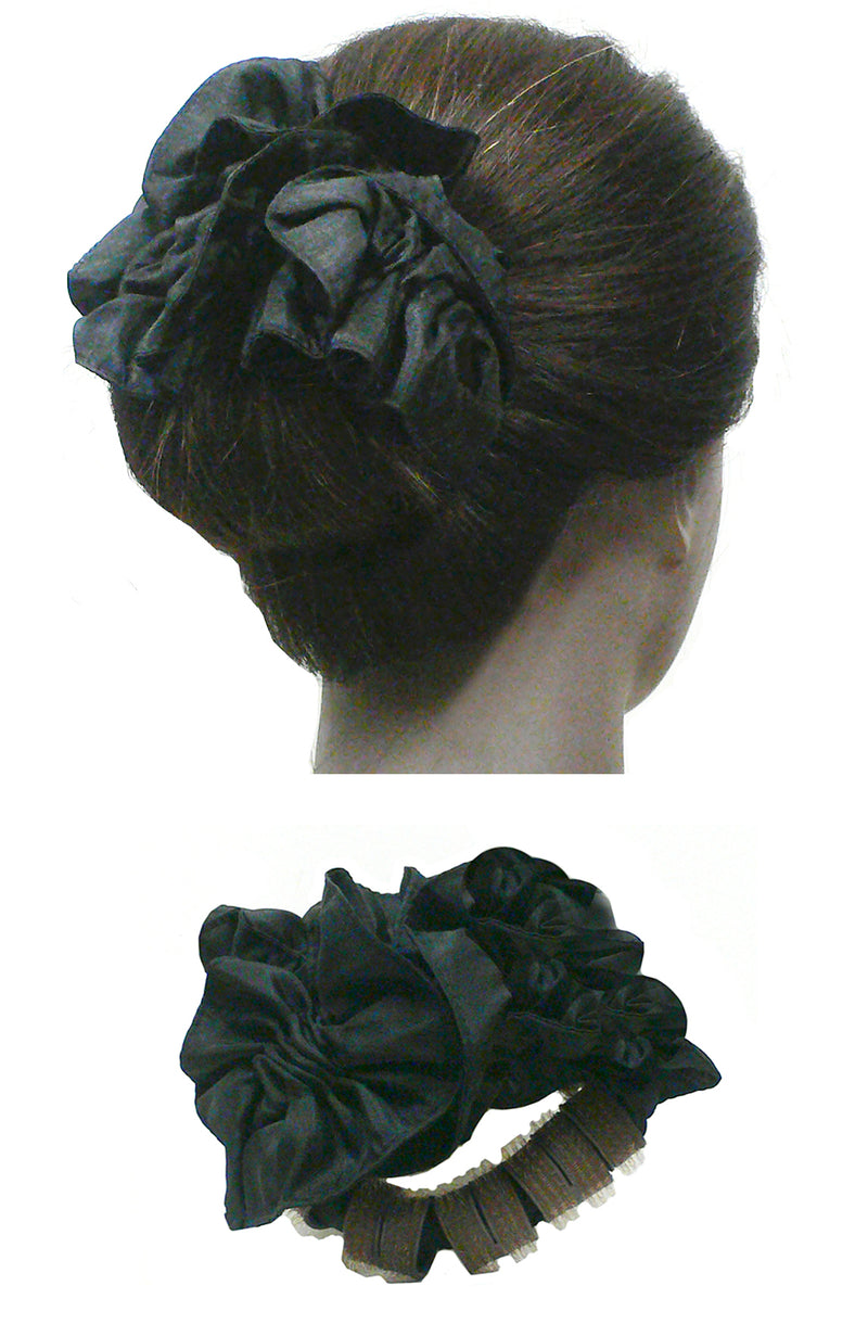 Twist 'n Twirl w/Bun Ornament - Satin 79035-2blueblk