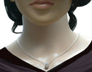 Set of 6 Necklace Silver Chain Imitation Pearl Pendant 85500-6