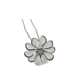 Flower Fork Hair Stick, Snow White color, U860175-0055