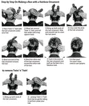 Twist 'n Twirl w/Bun Ornament - Satin 79035-2blueblk