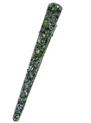 Crystal Alligator Clip with Serrated Saw Tooth Edge for Strong Grip NM86110-2