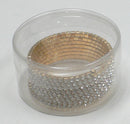 Dozen Pack Bella Crystal Spiral Bracelet 8 Strands Crystal Spirals for Bridal,  Parties 5614-D