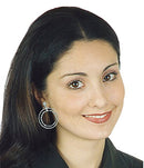 Set of 6 Brand jcgy Crystal Double Hoops Earrings Movement Earrings AD89800-8131-6